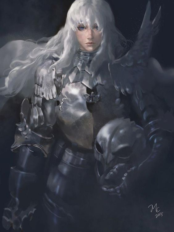 guts posando con la armadura berserk